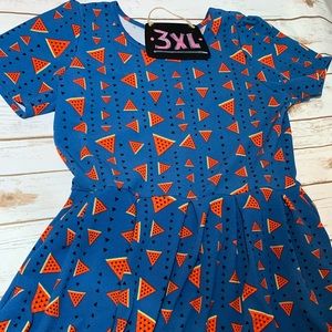 3XL Lularoe Watermelon Amelia Dress